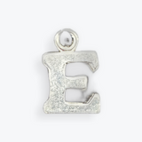 Letter Charms | 925 Sterling Silver Block Letter Charms | A to Z Letter Charms (0.5mm Thick)