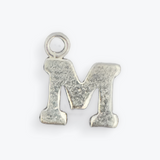 Letter Charms | 925 Sterling Silver Block Letter Charms | A to Z Letter Charms (0.5mm Thick)