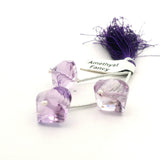Title: Faceted Light Purple Amethyst Cushion Beads – Natural Amethyst Gemstone Beads for Jewelry Making
