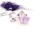 Faceted Light Purple Amethyst 12–14mm Cushion Beads – Natural Amethyst Gemstone Beads for Jewelry Making (3 Pcs)