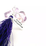 Faceted Light Purple Amethyst Fancy Beads – Natural Amethyst Gemstone Beads for Jewelry Making (3 Beads)