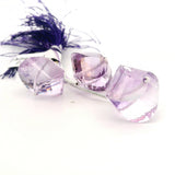 Faceted Light Purple Amethyst Cushion Beads – Natural Amethyst Gemstone Beads for Jewelry Making (3 Beads)