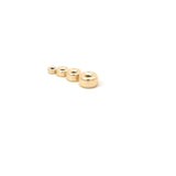 14K Real Gold Filled Rondelle Beads | Smooth Bead/Spacers | Available in Four Sizes: 3.2mm,4.0mm,5.3mm,6.0mm | 8Pcs To 40Pcs. Per Pack |