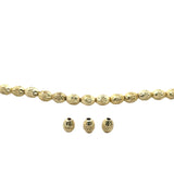 1 Strand of Decorative, designer  Gold Finish Bead  E-coated, Available  Two  Size: 6mX4m,6mX5