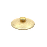 1 Strand of Brushed E-Coated Round Flat Coin Shaped Beads in 2 colors (Gold Finish and Silver Plated) and 5 sizes (16X7,24X8,35X9,12X6,14X510X4)