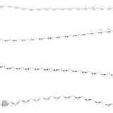 1 foot of Sterling Silver Chain Flat disc diamond cut chain Available two Size .