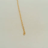 14K Gold-Filled Romb Link Cable Chain by the Foot | 2.4x2.9mm Real Gold Filled Geometric Chain | Bulk Chain for Jewelry Making, 1 Foot.