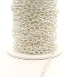 Sterling Silver Crimped satellite chain with sterling silver, Necklace chain |1 Foot