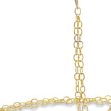 Gold Plated Brass Chain | Oval Cable Chain | Gold Plated and Electroplated Chain | Size: 2.9mmX4.5mm |  1 Foot