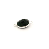 Black Onyx Oval Shape Bezel Pendant – 10mmx15mm & 9x11mm, Two Loop, 925 Sterling Silver and Gold Plated Silver, 1 Pcs