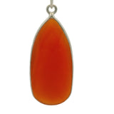 Red Onyx Pear Shape Bezel, One Piece, One Loop, 925 Sterling Silver and Gold Plated over Sterling Silver, Red Onyx Pear Shape, Size: 14mmX32mm.