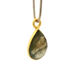 6x9mm Pear Gemstone Pendants – 1-Loop Charms | Sterling Silver & Gold Plated | Choose from 14 Gemstones | 10pcs Pack