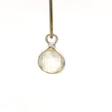 8mm Heart Gemstone Pendants – 1-Loop Charms | Sterling Silver & Gold Plated | Choose from 14 Gemstones | 10pcs Pack