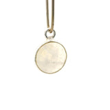 8mm Coin Gemstone Pendants – 1-Loop Charms | Sterling Silver & Gold Plated | Choose from 14 Gemstones | 10pcs Pack