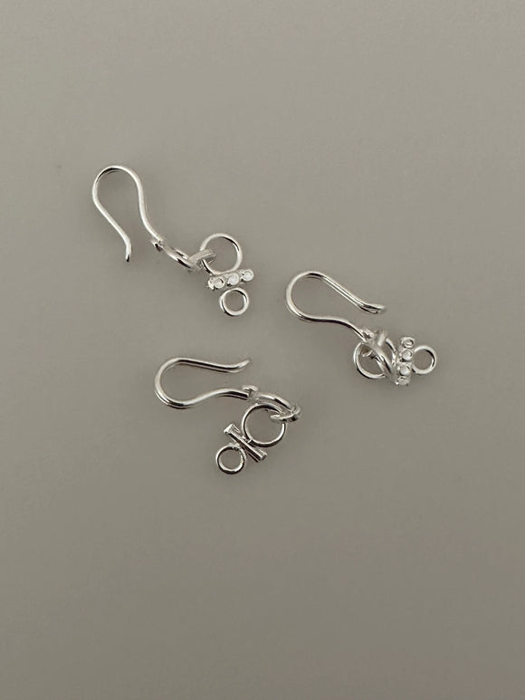 3 Sets of Sterling Silver Hook / S -Lock Extension