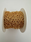 3 Feet of 14k Real Gold Filled  Cable  Chain link Size: 7.15mmX5mm | CHN19GF