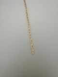 14K Real Gold filled  Flat oval cable chain Size: 3.5mmX5.3mm #CHN14GF