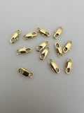 12 pieces  in Gold Finish Lobster  Clasps Size :12mmX5mm#CL5BMGO