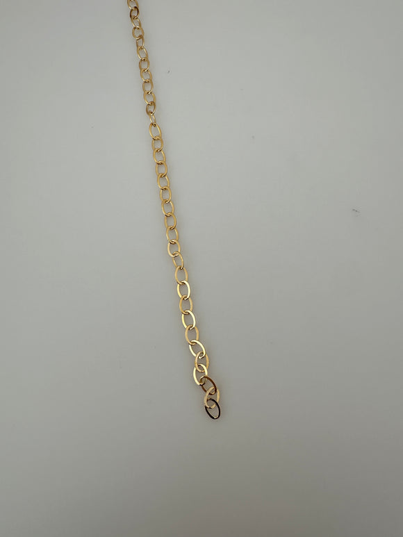 14K Gold Filled Flat Long Cable Chain #Chain17GF
