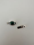 Sterling Silver Clasp and High Quality Natural Gemstone of your choice Clasps. Size:27mmX11mm C11SS