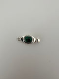 Sterling Silver Clasp and High Quality Natural Gemstone of your choice Clasps. Size:27mmX11mm C11SS