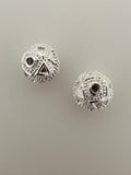 925 Sterling Silver Beads | Round Beads | 2Pcs. Per Pack | Silver Bead | Sizes: 10mm. #B29SS