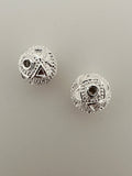 925 Sterling Silver Beads | Round Beads | 2Pcs. Per Pack | Silver Bead | Sizes: 10mm. #B29SS