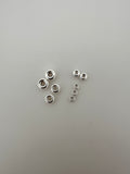 925 Sterling Silver Rondelle Spacer Beads | Shiny and Smooth Rondelle Spacers Beads | 6Pcs to 38Pcs Per Pack | Available Four Size |