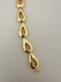 Tear Drop, Decorative Tear Drop Beads, Gold Finish or Silver plated, Brushed Finish, e-coated .