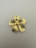 4 Pcs. Gold Finish Pendant /Charm  E-coated, Copper Finding Size:32mmX32mm #CD17BMGO