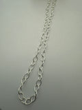 925 Sterling silver chain Oval Cable Size: 4.1mmX5.4mm | 1 Foot