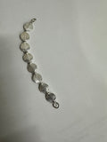 1 Strand of Patterened Beads | Designer's Spacer beads |  Silver Plated and  Gold Finish | Anti Tarnish Finished | Size: 10mm