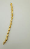 1 Strand of Decorative Gold Finish Handmade  Bead, E-coated Beads Size :15mmX10mm#B161BMGO