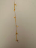 3 Feet of 4mm Star Light Weight Dangling Chain. Gold Finish And Silver Plated Fancy Chain Dangling Star Charm | CHN71BM