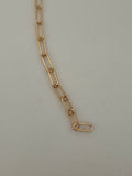 14K Real Gold Filled 3ft. Rectangular Chain | Round Wire | Size: 11.4mmX4.2mm #CHN126GF