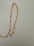 14K Real Gold Filled 3ft. Rectangular Chain | Round Wire | Size: 11.4mmX4.2mm #CHN126GF