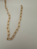 Gold Filled Rectangle Round Wire Chain  Chain Size is :15,5X6mm CHN125GF