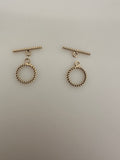 2 sets of 14 k Real Gold filled Toggle Available two size :11mm And 9mm