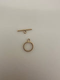 2 sets of 14 k Real Gold filled Toggle Available two size :11mm And 9mm