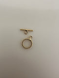 2 sets of 14 k Real Gold filled Toggle Available two size :11mm And 9mm