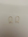 14 K Gold Filled Kidney Ear wire Size: 16mm (18Pcs In A Pack) #EW19GF