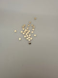 14KGold Filled Finding 3.5mm Heart shape Finding (25Pcs In A Pack) #X11GF