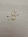 14k Gold Filled Circle Ball End Ear wire #EW17GF