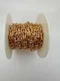 14 k Gold filled paper clip chain size:4,35x11,27-4,25x7,3 #CHN135GF