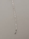 3 Feet Sterling Silver "Long Box'  White Sterling Silver Chain Size :1mmX15mm | CHN41SS