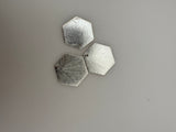 Hexagon Shaped Component (Gold Finished/Silver Plated,Gunmetal) | Purity Beads