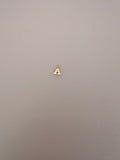 Block Letter Charms, 14K Real Gold Filled Block Letter Charms, A to Z Letter Charms (0.5mm Thick)