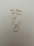 French Ear Wire | 14K Gold Filled Ear | Wires 5 Pairs | EW18GF