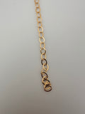 3 Feet of Gold Filled  Chain | Flat Oval Cable Smooth and Flat Chain  | Size: 7mmX5mm | CHN20BMGF