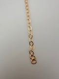 3 Feet of Gold Filled  Chain | Flat Oval Cable Smooth and Flat Chain  | Size: 7mmX5mm | CHN20BMGF